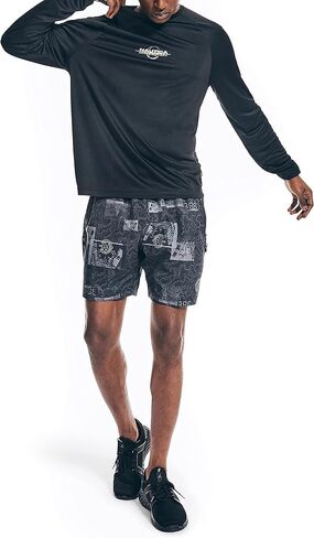 Nautica mens Nautica Competition Sustainably Crafted 6" Performance Short Swim Trunks in Saudi Arabia