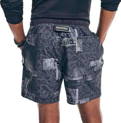 Nautica mens Nautica Competition Sustainably Crafted 6" Performance Short Swim Trunks in Saudi Arabia