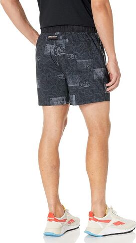 Nautica mens Nautica Competition Sustainably Crafted 6" Performance Short Swim Trunks in Saudi Arabia