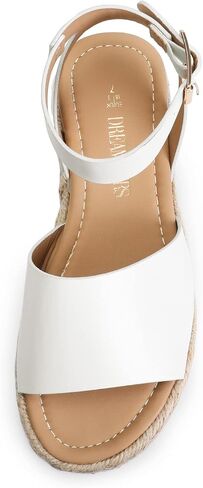 DREAM PAIRS Women's Platform Espadrille Wedge Sandals | Adjustable ankle strap with cushioned footbed for comfortable walking, vacation, beach outing and summer events in Saudi Arabia