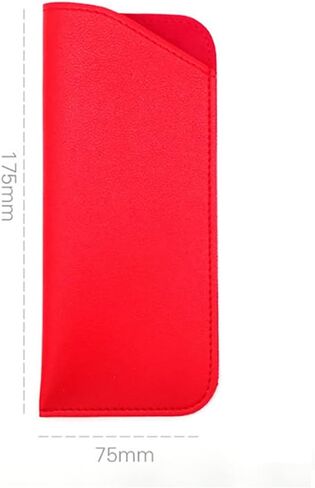 GSHLLO 4 PCS PU Leather Slip in Glasses Eyeglasses Case Soft Glasses Sleeve Pouch Spectacles Bag for Women Men in Saudi Arabia