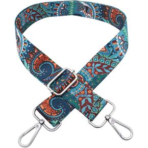 WisePoint Purse Strap, Guitar Strap for Purses Crossbody, Wide Shoulder Strap Crossbody Purse Strap Bag Strap in Bohemian