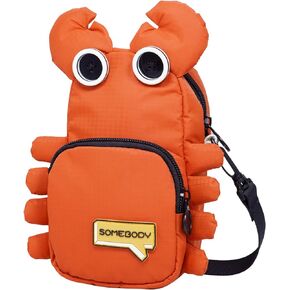 Chillpaper Small Crab Bag Crossbody Cute Animal Sling Messenger Bags Kawaii Girls Women Kids Gift