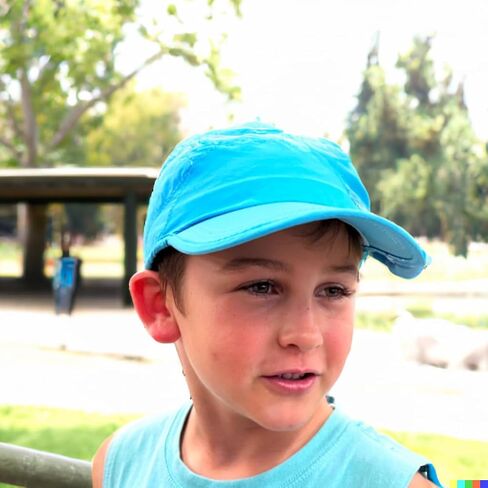 N'Ice Caps Kids 2-Pack SPF 50+ Sun Hats - Adjustable Mesh Lined UV Protection in Saudi Arabia