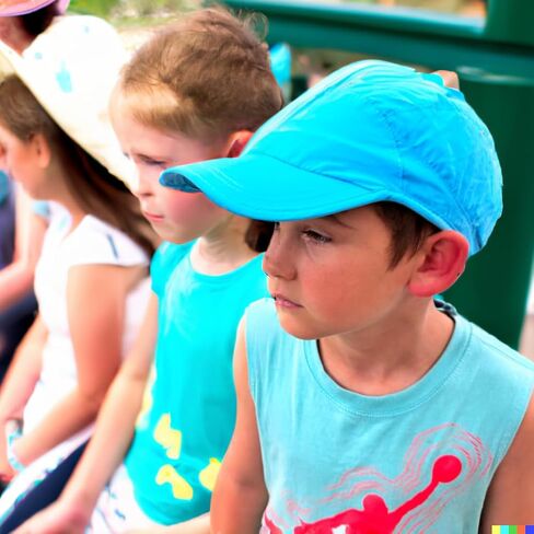 N'Ice Caps Kids 2-Pack SPF 50+ Sun Hats - Adjustable Mesh Lined UV Protection in Saudi Arabia
