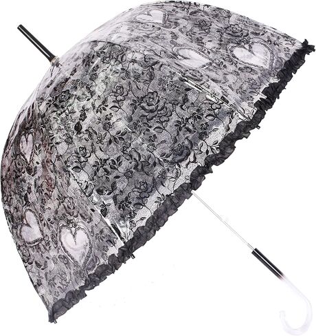 Chesoon البلاستيك مظلة دانتيل المظلة خمر الزفاف مظلة الزفاف خفيفة الوزن يندبروف قبة المظلة مع 8 الأضلاع in Kuwait