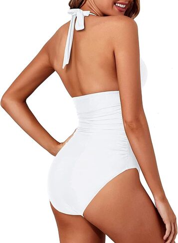 Aqua Eve Tummy Control Swimsuits for Women One Piece Bathing Suit Push Up Slimming Swimwear in Kuwait