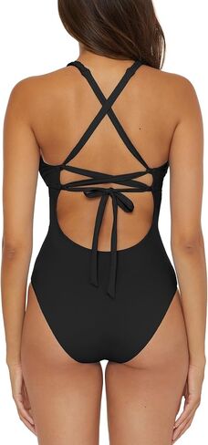 Soluna Swim Women's Standard Lake Side Braided Maillot One Piece Swimsuit, Bathing Suits in Kuwait