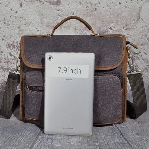 Handadsume مقاومة للماء قماش + حقيبة سفر جلدية حقيقية رسول عبر الجسم حقيبة كتف واحدة للرجال FB202 in Kuwait