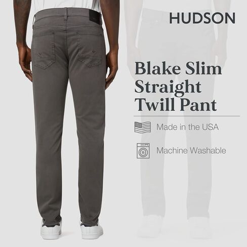 بنطلون ضيق ضيق ضيق للرجال من Hudson Jeans Blake Slim in Saudi Arabia