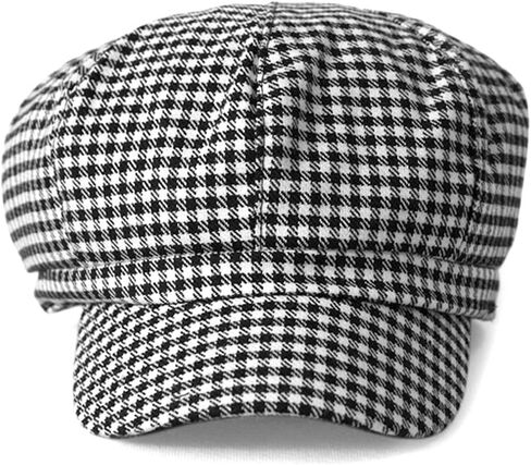 قبعة LOCOMO النسائية لموزع الصحف بنمط مربعات مربعة الشكل in Kuwait