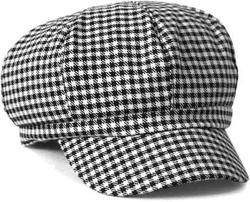 قبعة LOCOMO النسائية لموزع الصحف بنمط مربعات مربعة الشكل in Kuwait