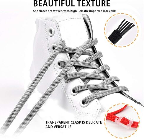 أربطة أحذية بدون أربطة للبالغين والأطفال، أربطة أحذية مرنة بدون أربطة للأحذية الرياضية in Kuwait
