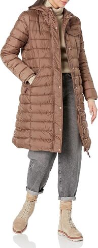 URBAN REPUBLIC Women's Juniors Long Lt. Weight Quilted Jacket in Saudi Arabia