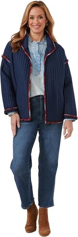 Democracy Women's Long Sleeve Quilted Jacket in Saudi Arabia