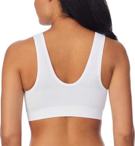 ELLEN TRACY Women's Underwear, Seamless Wirefree Bra, Bralette with Removable Pads, 2-Pack Multipack in Saudi Arabia