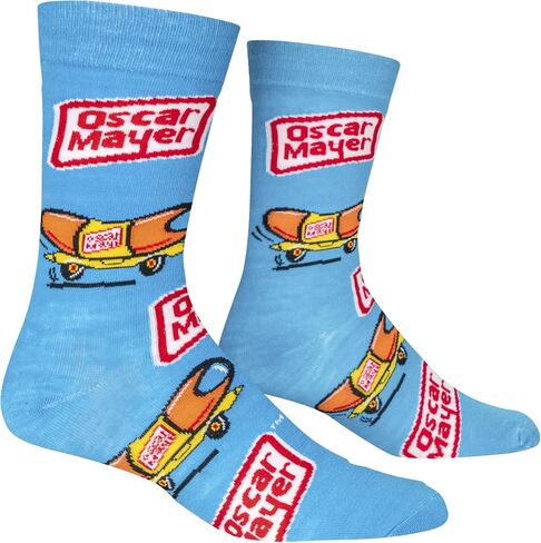 Crazy Socks, Fun Food & Snack Themed Crew Socks for Men, Colorful Assorted Styles in Saudi Arabia