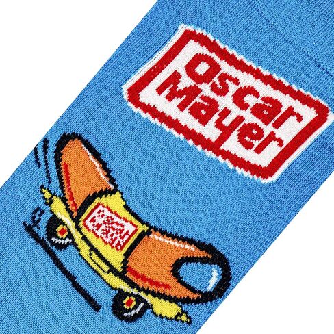 Crazy Socks, Fun Food & Snack Themed Crew Socks for Men, Colorful Assorted Styles in Saudi Arabia