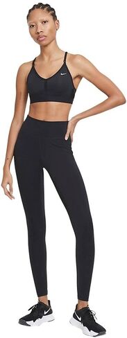 Nike Indy Wire-Free Sports Bra, Medium, Black/White in Saudi Arabia