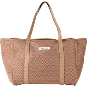 qbag paris Nest Zip, Large, Non-See-Through Shoulder Bag, Tote Lessons, Men's, Women's, Mother's Capacity, Large, Popular, Lightweight, Washable, Casual, Business, Biscuit in Kuwait