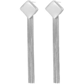 أقراط Veerady النسائية الطويلة المتدلية والشرابة لحفلات الزفاف ووصيفات العروس للفتيات والحفلات الراقصة سلسلة معدنية مجوهرات in Kuwait