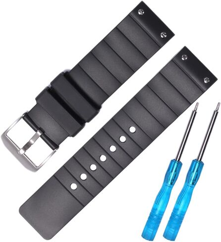 XBHSW Soft Waterproof silicone watch strap Compatible with Cartier Santos 100 Women's Watchband 23mm Rubber Replacement Bracelet in Saudi Arabia