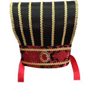 Sunny Hill Three Kingdoms Period Great Sage Zhuge Liang Ancient Scholar Cap Cosplay Chinese hat Black in Kuwait