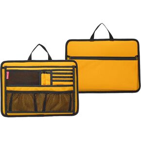 Briefcase Insert Organizer for Office File Document Storage (Gray)
