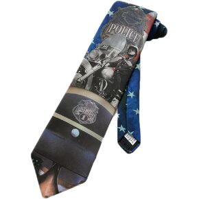 Ralph Marlin Mens Harley Davidson Necktie Motorcycle - متعددة الألوان - ربطة عنق مقاس واحد in Kuwait