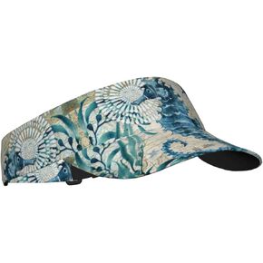 قبعة واقية من الشمس بنمط فرس البحر الازرق من لوجمور للنساء والرجال، قبعة بيسبول رياضية فارغة، قبعة بيسبول واقية من الشمس، قناع للتنس والجولف، اسود، مقاس واحد in Kuwait