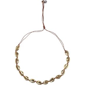KELITCH Gold Shell Cowrie Necklace Women Cowry Seashell Strand Necklace Bohemian Gold Necklace New in Saudi Arabia