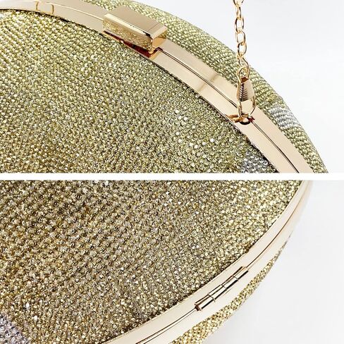 BEILAIDISI النساء كرة القدم شكل حجر الراين مساء قابض محفظة بلينغ بريق الزفاف حزب حقائب اليد in Kuwait