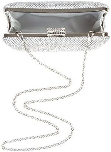 Pinprin السيدات سباركلي الراين مساء براثن المرأة كريستال ديامانتي مساء حقيبة حفلة موسيقية الزفاف حقيبة يد محفظة الحفلات in Kuwait