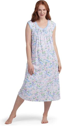 Miss Elaine Nightgown, Long Cottonessa Gown, Nightgown with Short Sleeves, Sleepwear & Loungewear in Kuwait