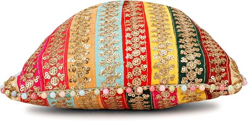 حقيبة هندي عرقية كلاتش حرير بوتلي باتوا مع هدية خرز للنساء in Kuwait