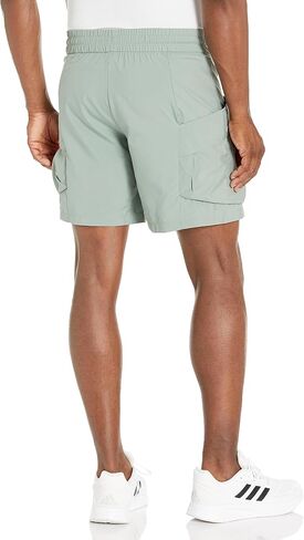 adidas Men's City Escape Cargo Shorts, Silver Green, Large in Saudi Arabia