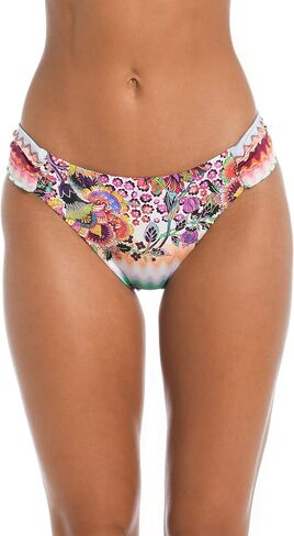 Sunshine 79 Women's Standard Side Shirred Hipster Bikini Swimsuit Bottom in Saudi Arabia