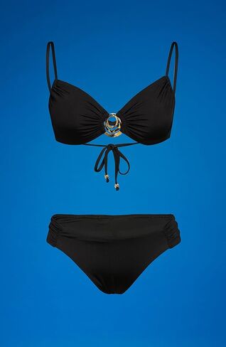 Sunshine 79 Women's Standard Side Shirred Hipster Bikini Swimsuit Bottom in Kuwait