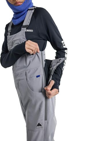 Burton womens Avalon Stretch 2l Bib Pants - Softshell in Kuwait
