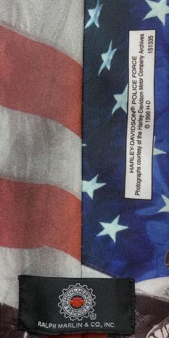 Ralph Marlin Mens Harley Davidson Necktie Motorcycle - متعددة الألوان - ربطة عنق مقاس واحد in Kuwait