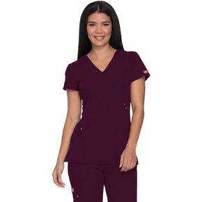 Dickies Women's Mock Wrap Top