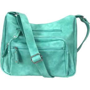 Zzfab Fashion Locking مخفي حمل حقيبة هوبو كبيرة CCW حقيبة كروس مع فتحات لبطاقة الائتمان in Kuwait
