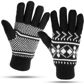 LUTHER PIKE SEATTLE Knit Winter Gloves For Women Warm & Cozy, Comfortable: Thermal Insulation