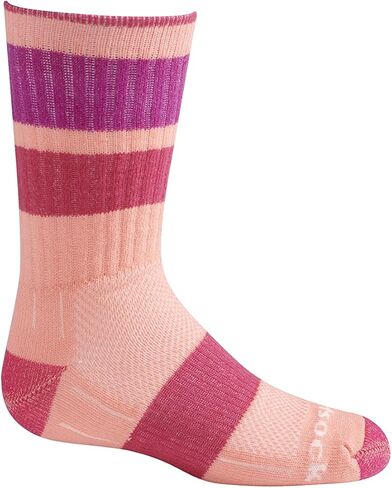 Wrightsock KIDS Escape Crew، الأولاد والبنات طبقة مزدوجة خالية من البثور مثالية للمشي لمسافات طويلة والارتداء اليومي in Kuwait