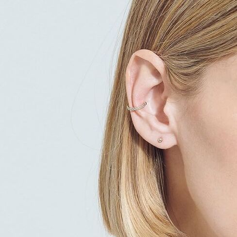 GIORGIA GIBBS 14K Gold Hoop Earrings for Women Trendy Gold Earrings Polished Gold Chunky Hoop Earrings Classic Dainty Gold Earrings Hoops 20mm,30mm in Kuwait