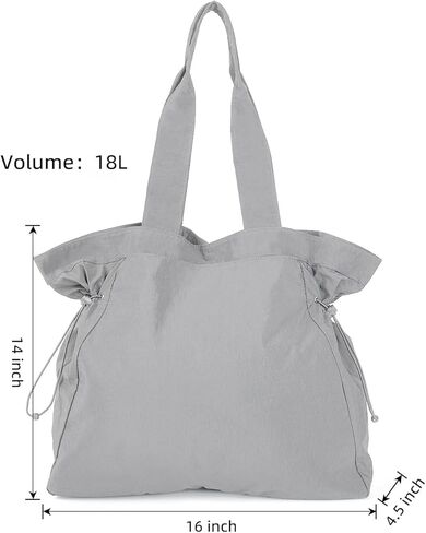 ChuLian Tote Bag For Women Side Cinch Shopper Bag 18L Lightweight Travel Tote Bags Handbag Shoulder Bags For Work Travel in Kuwait