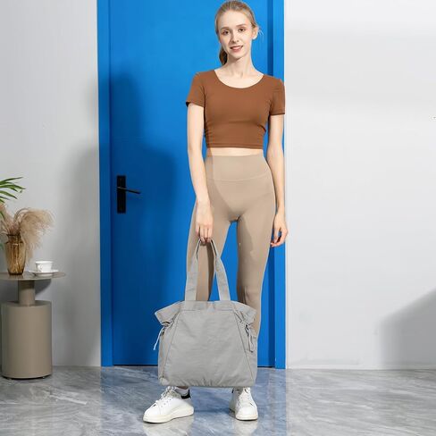 ChuLian Tote Bag For Women Side Cinch Shopper Bag 18L Lightweight Travel Tote Bags Handbag Shoulder Bags For Work Travel in Kuwait