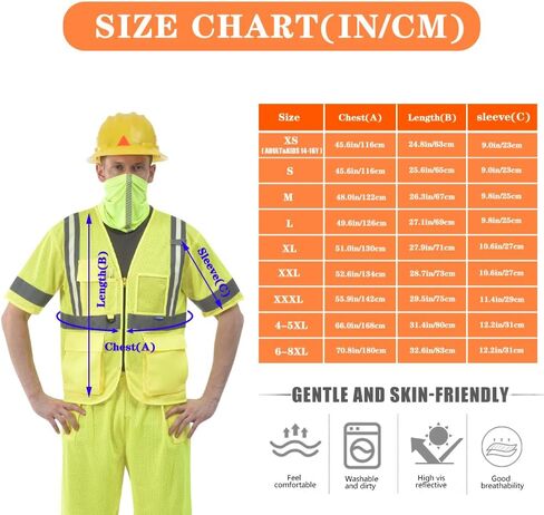 A-SAFETY 6xl 7xl 8xl سترة أمان مضيئة in Kuwait