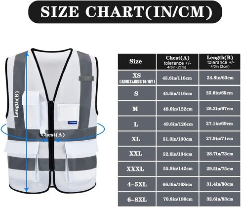 A-SAFETY 6xl 7xl 8xl سترة أمان مضيئة in Kuwait