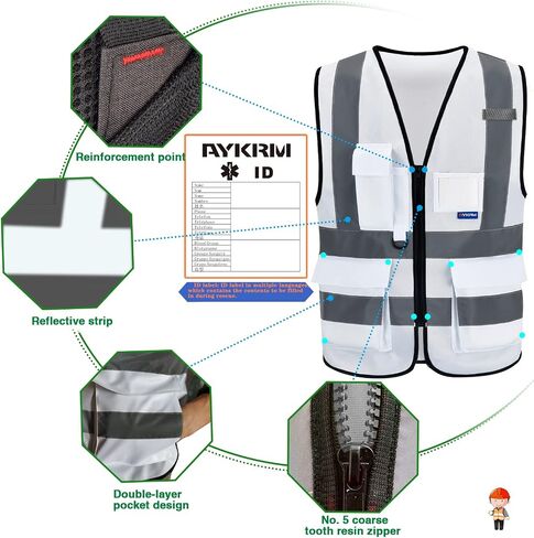 A-SAFETY 6xl 7xl 8xl سترة أمان مضيئة in Kuwait